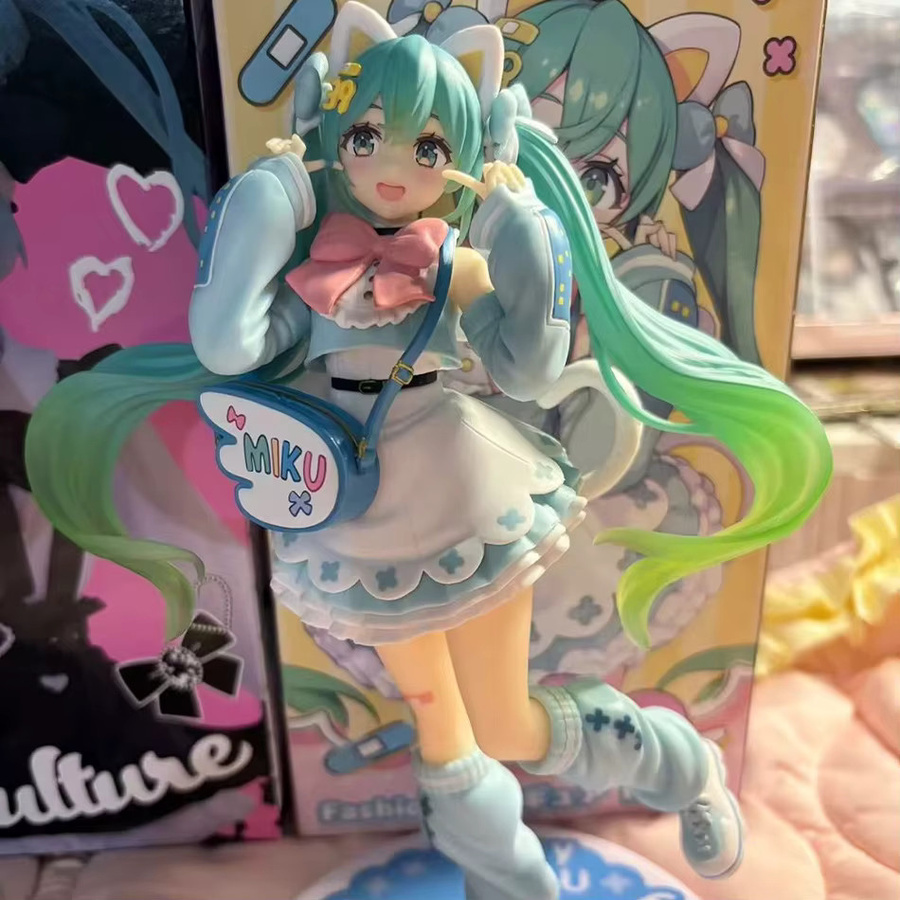 Bandai Hatsune Miku Katzenohren-Figur Fancy Ver., Sammlermodell, Bunt / Mehrfarbig - Bild 3