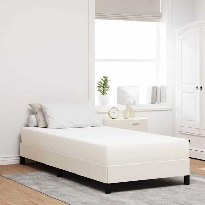 vidaXL Matratze mit Taschenfederkern in Beige, B/B: 90 x 200 cm - Bild 1