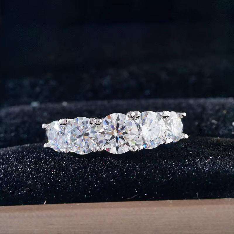 Joyce Kelly Moissanit-Ring, 925 Silber, Damen - Bild 2