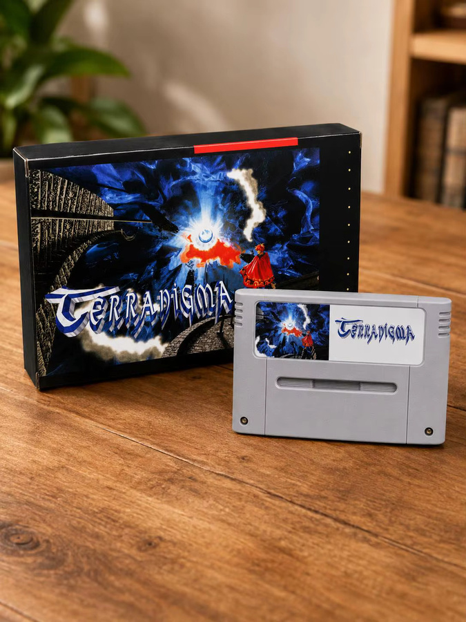 Terranigma Premium 16-Bit Action-RPG Retro-Spielkarte Englische Edition mit Box und SRAM-Batterie oder FRAM-Chip Speicherkassette - Bild 5