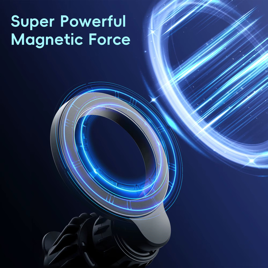 Magnetische MagSafe Autotelefonhalterung für die Lüftung in Schwarz, kompatibel mit iPhone 17, 16 und 15 Pro Max - Bild 4