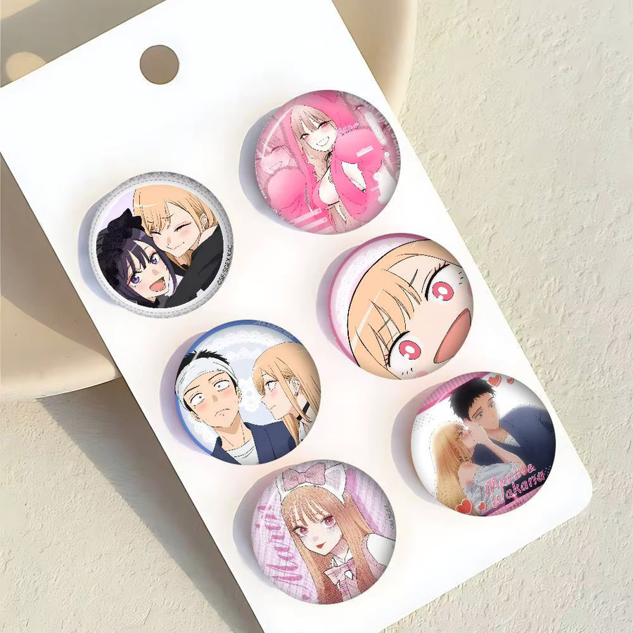 Kayou Brosche, My Dress Up Darling Marin, rund, Anime-Abzeichen - Bild 2