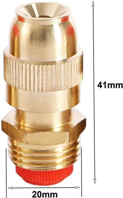 DC-HOME-4 Einstellbarer Sprinklerkopf aus Messing als Zerstäuberdüse und Nebeldüse für die Gartenbewässerung - Bild 1