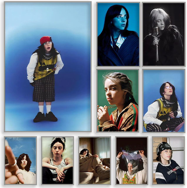 Potdemiel B-Billie Trendy Star Portrait Leinwand Poster ungerahmt - Bild 1