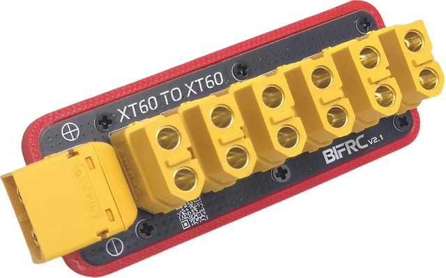 SHUAICHI Power Distribution Board PDB Modul mit 1-zu-6 XT60 Steckern für DC 0-100V 150A für RC Auto, U-Boot und Roboter - Bild 1