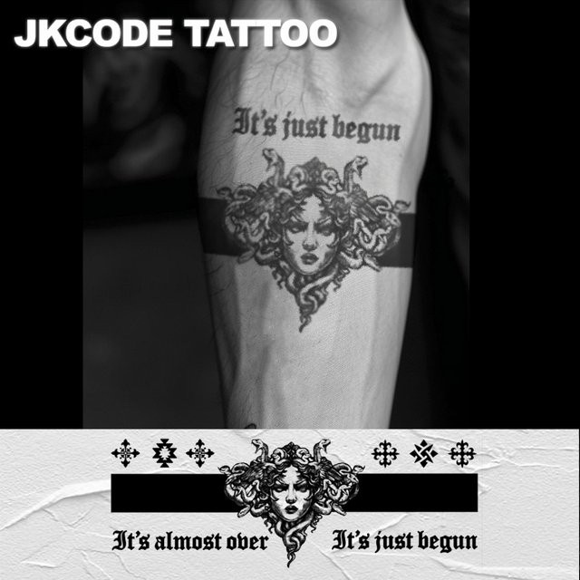 JKCODE TATTOO Medusa Tattoo-Armband, Unisex - Bild 1