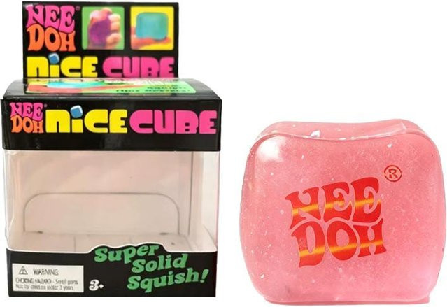 NeeDoh Nice Cube, Knet-Sensorik-Anti-Stress, leuchtet im Dunkeln - Bild 1