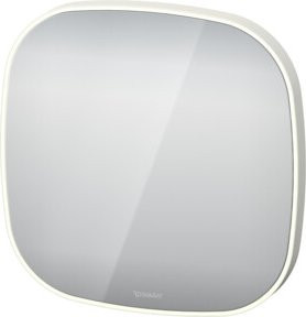 Duravit Lichtspiegel Zencha LED in Weiß, dimmbar mit Touch-Switch, B/H/T: 50 x 50 x 5 cm - Bild 1