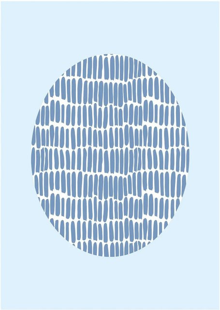 Komar Wandbild Shelly Blue B: 30 cm, H: 40 cm - Bild 1