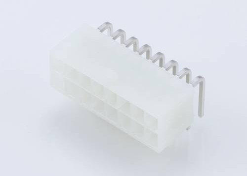 Molex Einbau-Buchsenleiste Standard in Weiß mit 16 Polen - Bild 1