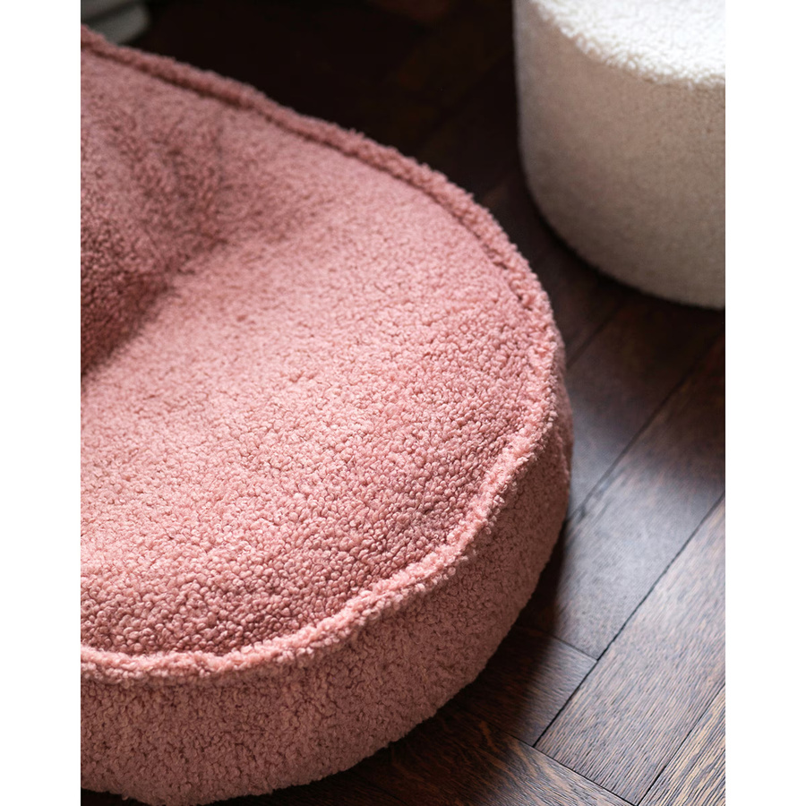 Wigiwama Sitzsack Teddybär in Pink aus Bouclé mit abnehmbarem Bezug - Bild 2