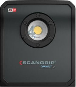 SCANGRIP LED-Strahler NOVA 4 CONNECT 30 W in Schwarz mit 400-4000 lm, IP65, Bluetooth und Dimmfunktion - Bild 1
