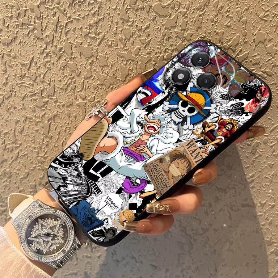 One Piece Luffy Handyhülle für Honor 200, 400 Lite, X7c, X8, X6, 8X70, X9a, Magic5 Lite, X5b, 90 in Schwarz und Multicolour - Bild 2
