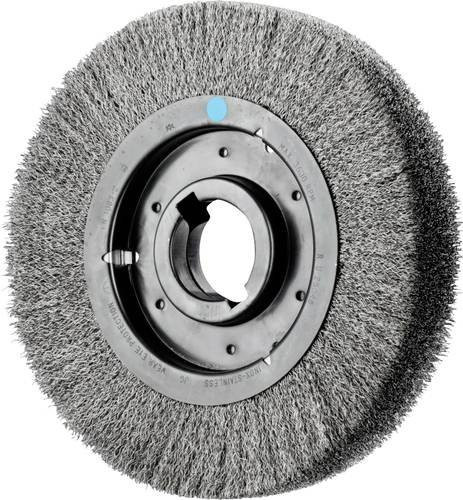 PFERD Rundbürste RBU breit ungezopft aus Edelstahl-Draht Ø 0,30 mm für Winkelschleifer - Bild 1