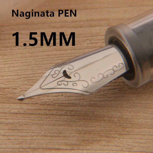Jinhao Naginata Füllfederhalter Transparent Weiß mit 1,5 mm Feder - Bild 1