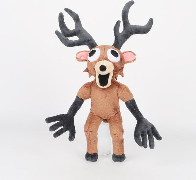 Yiran toy Hirsch Plüschtier, braun, Plüsch / Textil - Bild 1