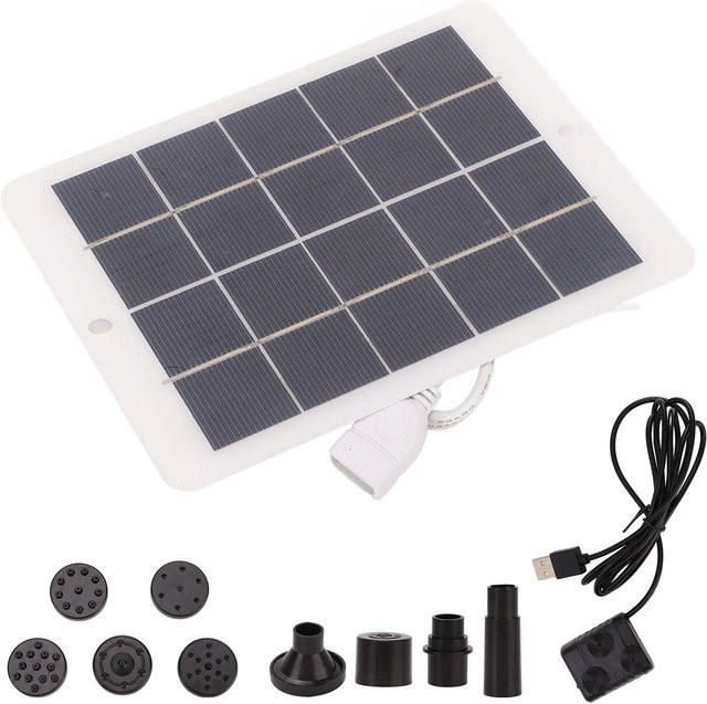 OutsideWorld Solar Wasserpumpe für Springbrunnen und Vogelbäder in Weiß - Bild 1