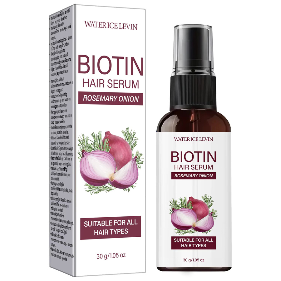 Water Ice Levin Haarserum mit Biotin, Rosmarin, Zwiebel, Unisex - Bild 6