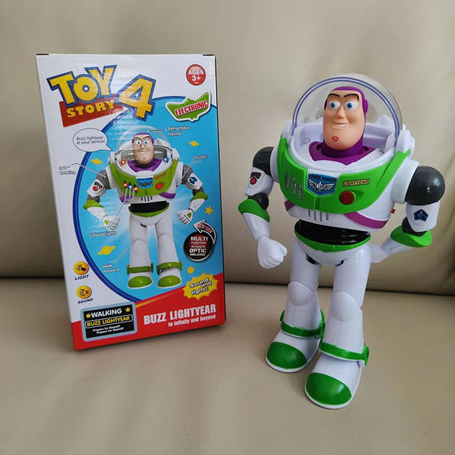 Hot Toys Toy Story Buzz Lightyear, Elektrische Laufroboter-Puppe, Actionfigur, ab 3 Jahren - Bild 1