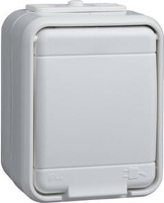 Schneider Electric Steckdose 1-fach Aufputz IP44 reinweiß - Bild 1