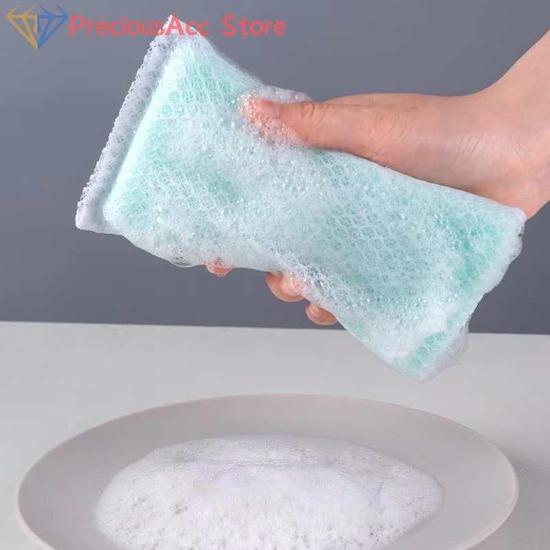 WHPHous Reinigungsschwämme Set aus 5 oder 10 Stück, Antihaft-Scheuerpads in Grau und Weiß zur effizienten Reinigung von Pfannen und Schüsseln - Bild 2