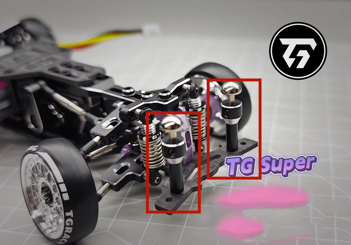 TG Racing Magnetisches Körpermontage-Set, Zubehör, 1:24, Metall - Bild 2