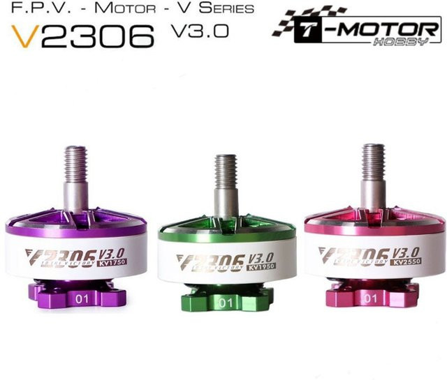 T-Motor Velox V2306 V3 Bürstenlose Motoren für FPV Freestyle Drohnen, 4er-Set - Bild 1