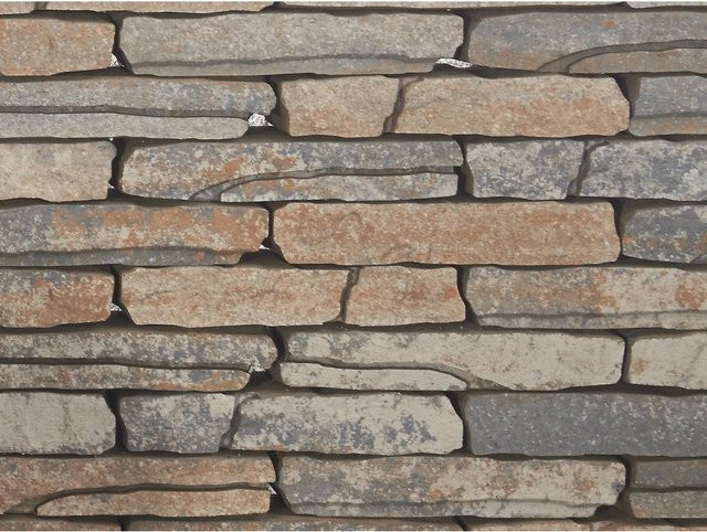 EHL Bergische Mauer Grauwacke aus Beton in Grau, B/T/H: 40 x 17,7 x 7,7 cm - Bild 1