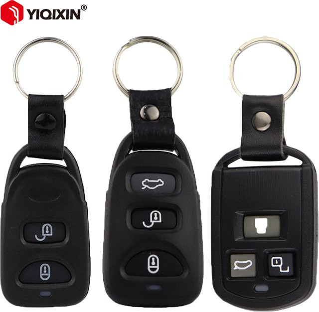 YIQIXIN Auto Fernbedienung Schlüssel für Hyundai Elantra, Kia Tucson, Sonata, Santa FE, Carens und Accent in Schwarz - Bild 1
