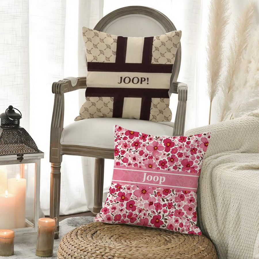 Joop Kissenbezug mit floralem Muster für Wohnzimmer und Schlafzimmer, B/H: 45,72 x 45,72 cm - Bild 5