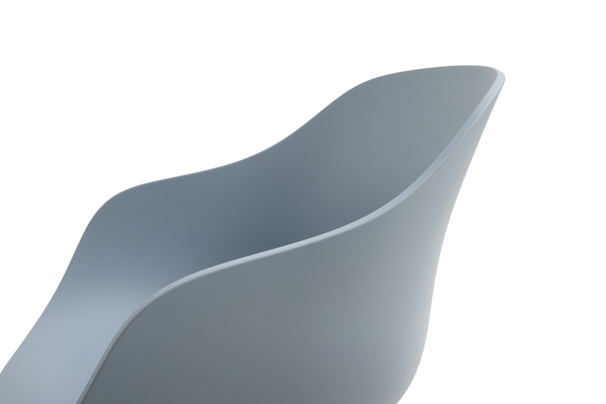 HAY About A Chair AAC 220 mit Armlehnen in Blau aus Aluminium - Bild 2
