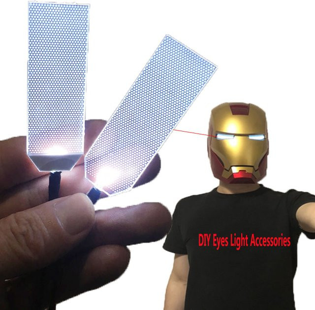 CINESSD Marvel Cosplay DIY Led Glow Light Eyes Kits, Zubehör, Grün, Weiß - Bild 1