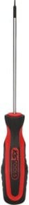 KS Tools ERGOTORQUEplus Schraubendreher T3 aus Edelstahl in Rot - Bild 1