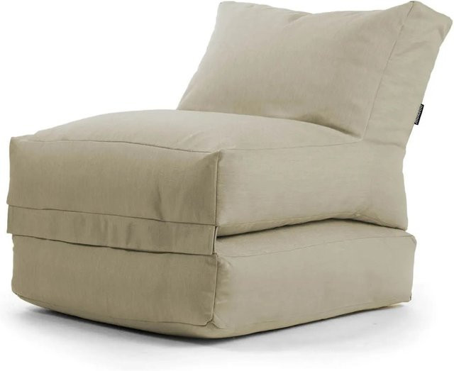 mokebo Summerdream Outdoor Sitzsack Bean Bag als Gartenliege mit Füllung in Sand/Beige - Bild 1