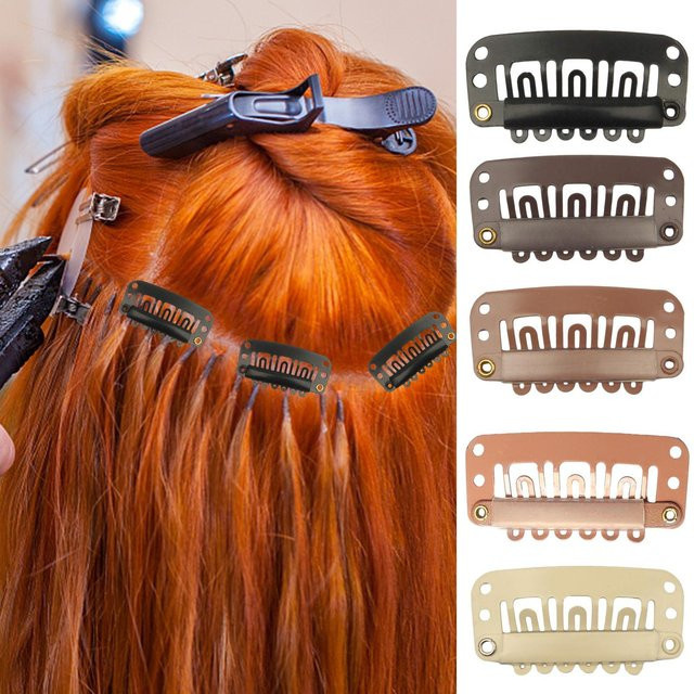 Metall-Haarspangen für Damen, 10 Stück, Perückenclips - Bild 1