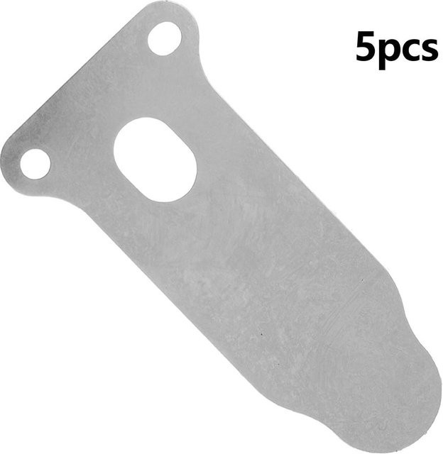 5 Stück Ventilplättchen in Zungenform aus Metall für Luftkompressoren, Farbe: Silber, Durchmesser: 57 mm - Bild 1