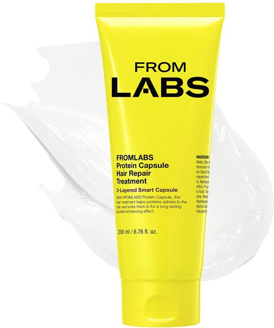 FROMLABS Protein Kapsel Haarmaske mit Keratin, 200 ml, für strapaziertes Haar - Bild 1