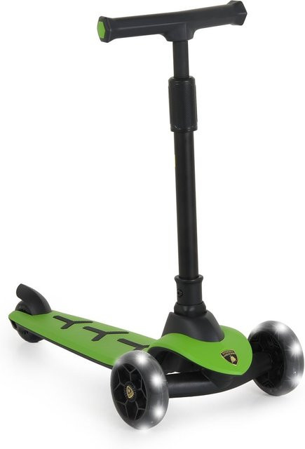 Moni Lamborghini Kinderroller grün mit PU-Räder bis 50 kg - Bild 1