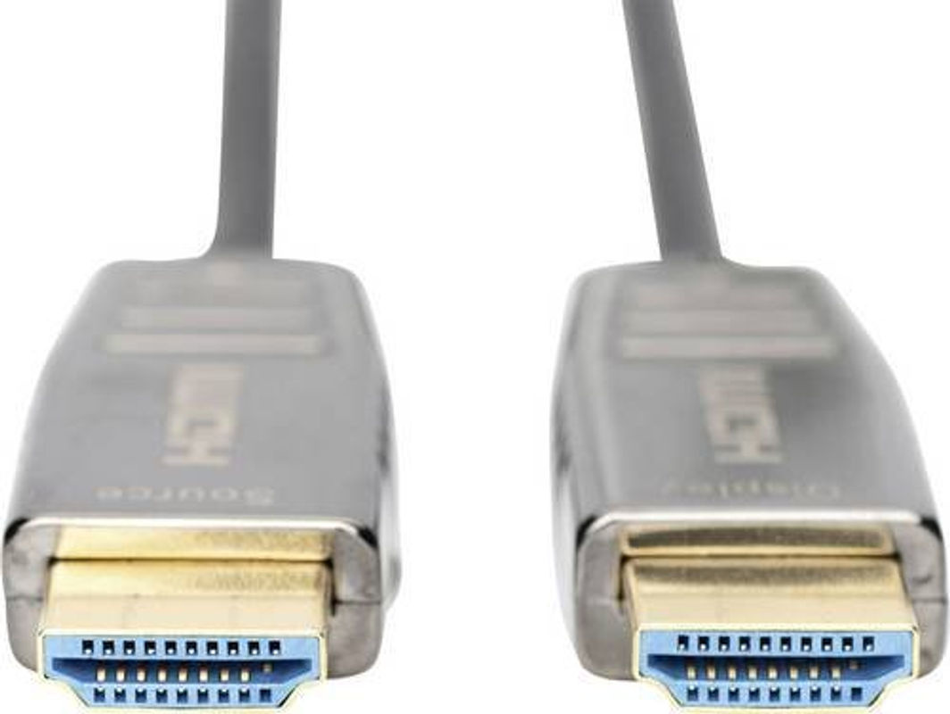 Digitus HDMI AOC Hybrid Glasfaserkabel UHD 8K, Schwarz, 30 m - Bild 2
