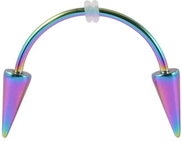 Lucky Star Jewelry Piercing Ohrringe, Titan, Silber, Zirkonia, Damen - Bild 1