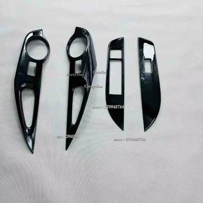 Fenster Schalter Abdeckung und Armlehnen Panel Trim für Toyota Corolla Cross 2025 2026 in Schwarz von Cutylin - Bild 2