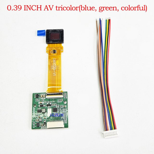 GLZLDY OLED-Display-Sucher für FPV-Drohnen mit 0,39 Zoll Micro AV Tricolor CVBS Wärmebildgebung und Nachtsicht in Multicolor - Bild 1