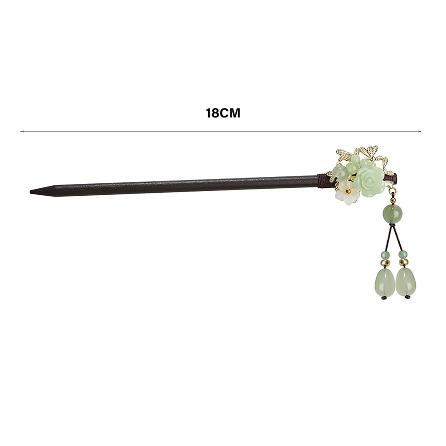 ACRDDK Haarnadel Blume, Sandelholz, Damen - Bild 2