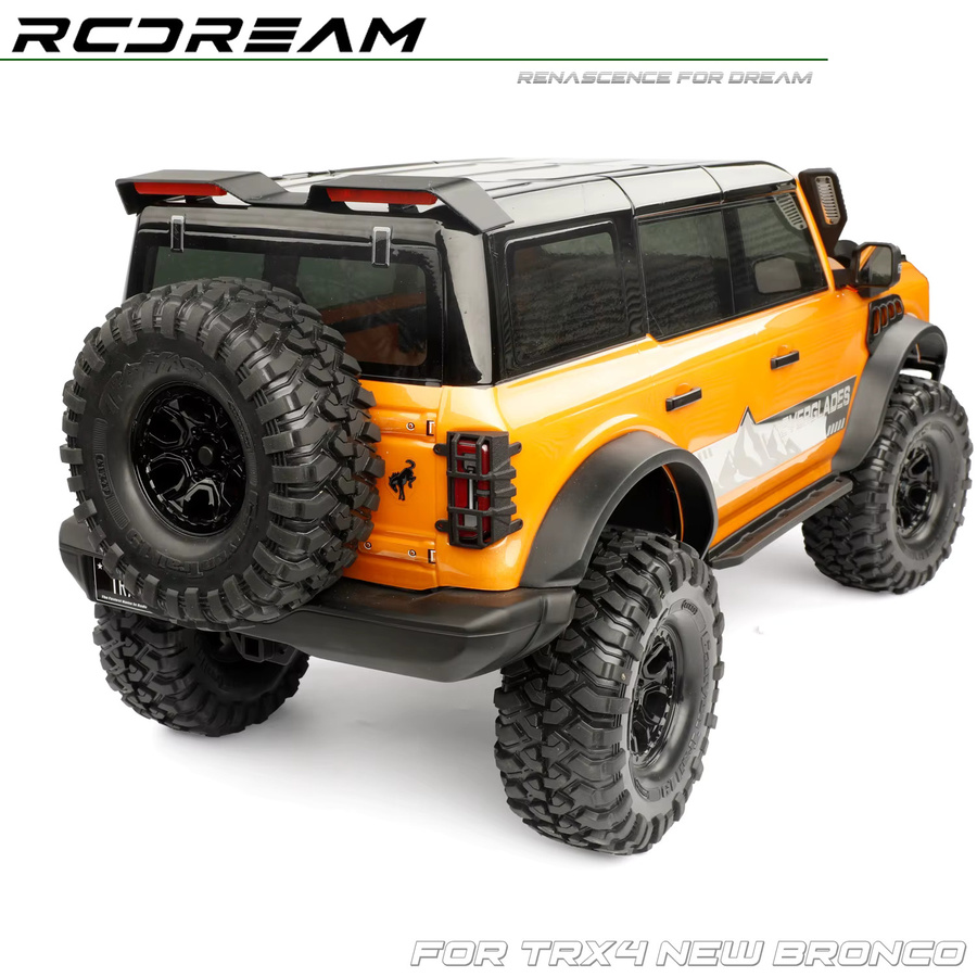 RCDream Dachmontierter Heckflügel mit LED-Leuchten, 1:10, Zubehör - Bild 3