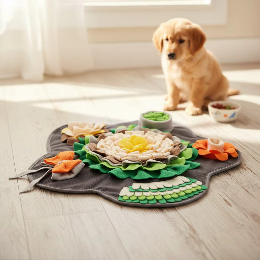 STERN Blume Haustier Schnupftabak Matte, Interaktives Spielzeug, Indoor Hund Training - Bild 2