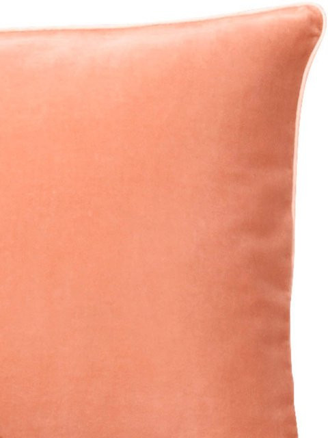 Kissenhülle Heine Home aus Velours in Apricot und Orange - Bild 1