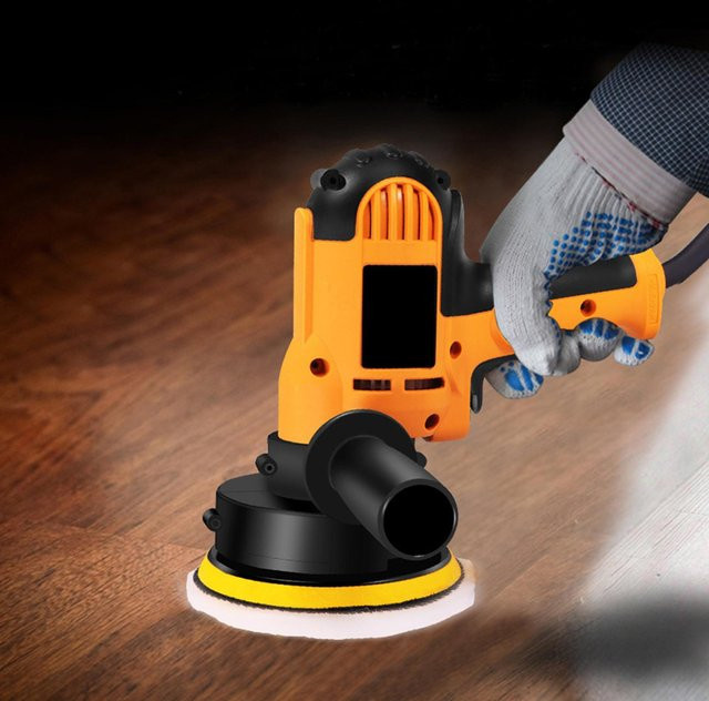 Aimo Elektrische Poliermaschine in Orange für Autopolitur und Bodenpflege - Bild 1