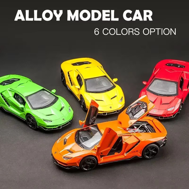 MAKEDA Lamborghini LP750 LP770 Sportwagen Modell, 1:32, Metall, Sound - Bild 2
