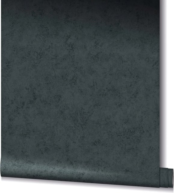 Marburg Vliestapete GZSZ Betonoptik in Schwarz und Anthrazit, Breite: 0,53 m, Länge: 10,05 m - Bild 1
