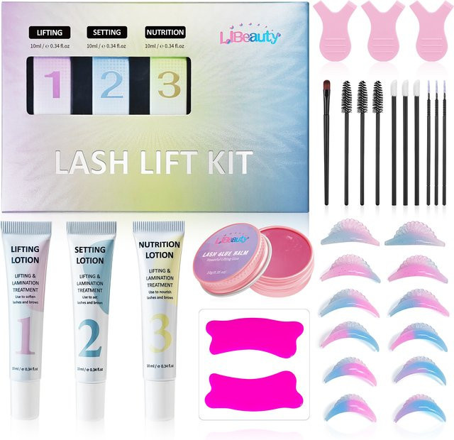 Libeauty Wimpernlifting-Set & Augenbrauen-Laminierungs-Set, 10 ml - Bild 1